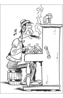 Lucky Luke kleurplaat 63